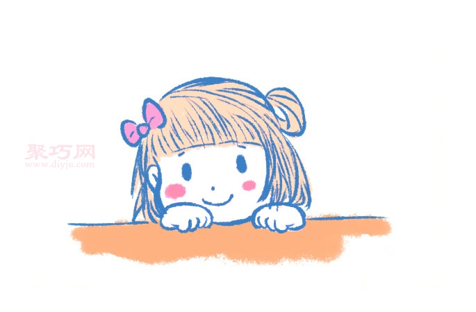 兒童畫可愛小女孩怎么畫 來看可愛小女孩簡筆畫畫法