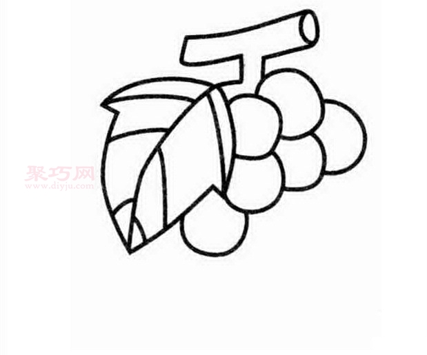 怎么畫葡萄簡單又漂亮 葡萄簡筆畫教程